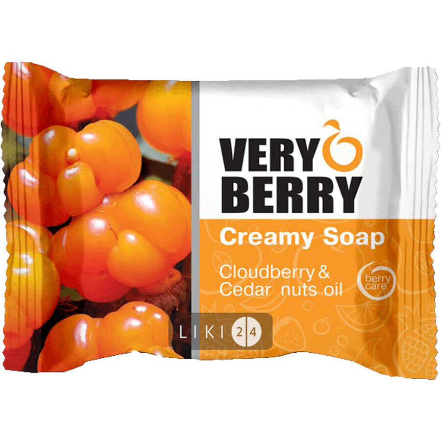Крем-мило Very Berry Cloudberry & Cedar nuts oil, 100 г: ціни та характеристики