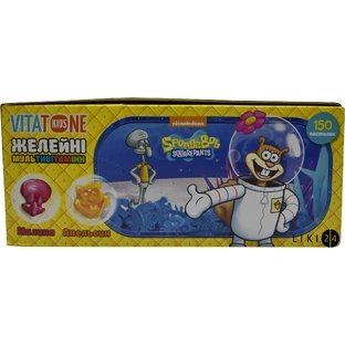 Пастилки VitaTone Kids Мультивитамины, в саше 150 шт (3х50)