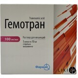 Гемотран р-р д/ин. 10% амп. 10 мл №5