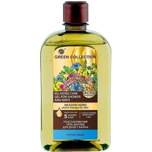 Гель-догляд  Green Collection Лугові трави  для ванни та душу, розслабляючий, 500 мл