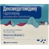 Дексмедетомідин р-н д/ін. 0,01% фл. склян. 2 мл №25