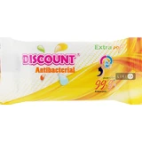 Серветки вологі Discount Extra з екстрактом календули і вітаміном Е антибактеріальні 15 шт