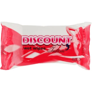 Серветки вологі Discount для інтимної гігієни 15 шт