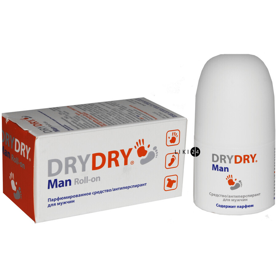 Дезодорант Dry Dry Man для тіла 50 мл: ціни та характеристики