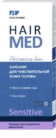 Бальзам для волос Elfa Pharm Хеар Мед для чувствительной кожи головы, 200 мл