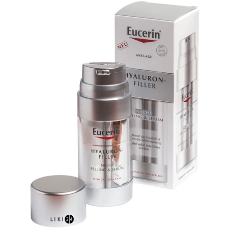 Сыворотка Eucerin гиалурон-филлер пилинг и сыворотка ночной уход 30 мл: цены и характеристики