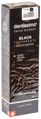 Зубная паста Dentissimo Extra Whitening Black, 75 мл
