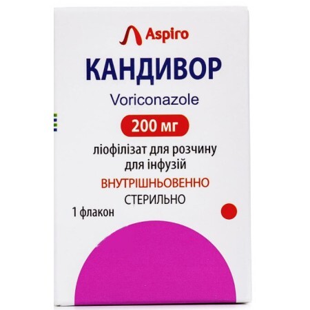 Кандивор лиофилизат для раствора для инфузий, 200 мг, флакон