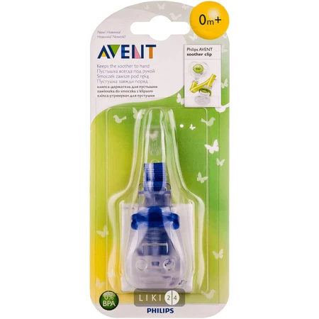 Кліпса для пустушки Philips Avent (SCF185/00): ціни та характеристики