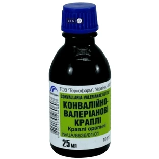 Краплі конвалійно-валеріанові крап. орал. фл.-крапел. 25 мл