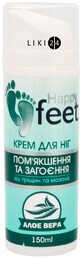 Крем для ног Happy Feet Алоэ Вера для смягчения и заживления, против трещин и мозолей 150 мл