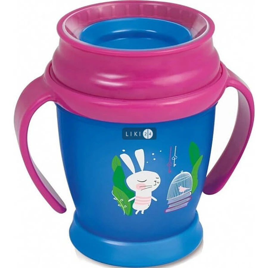 Кружка "lovi" 1/535 new, Lovi 360 с ручками 210 мл, MINI-Следуй за кроликом UNISEX: ціни та характеристики