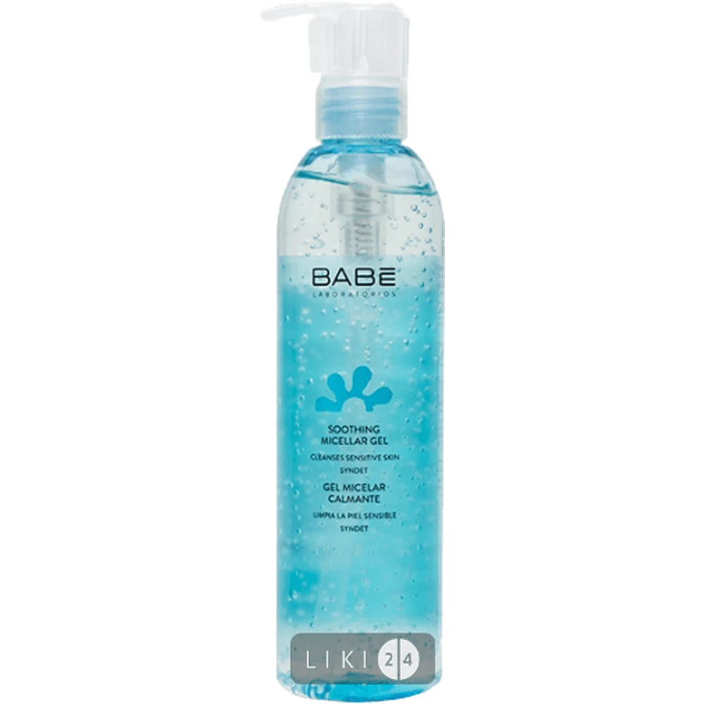 Гель для умывания Babe Laboratorios Мицеллярный деликатное очищение кожи, 245 мл: цены и характеристики