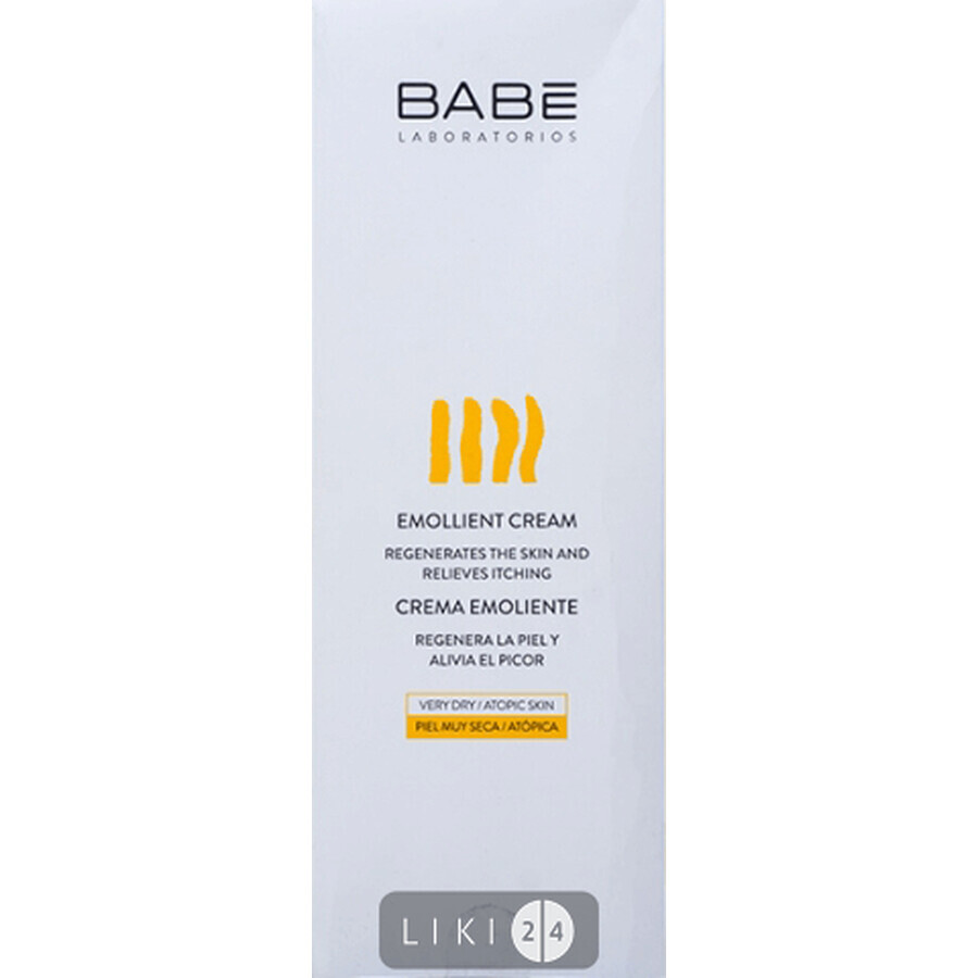 Крем для тела BABE Laboratorios увлажняющий для атопичной кожи 200 мл: цены и характеристики