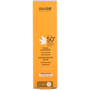 Солнцезащитный крем для лица BABE Laboratorios для всех типов кожи SPF 50+ 50 мл