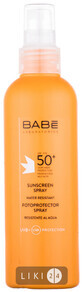 Солнцезащитный спрей BABE Laboratorios Защита и смягчения SPF 50+ для тела 200 мл