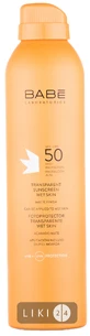 Сонцезахисний спрей BABE Laboratorios Водостійкий прозорий SPF 50+ 200 мл