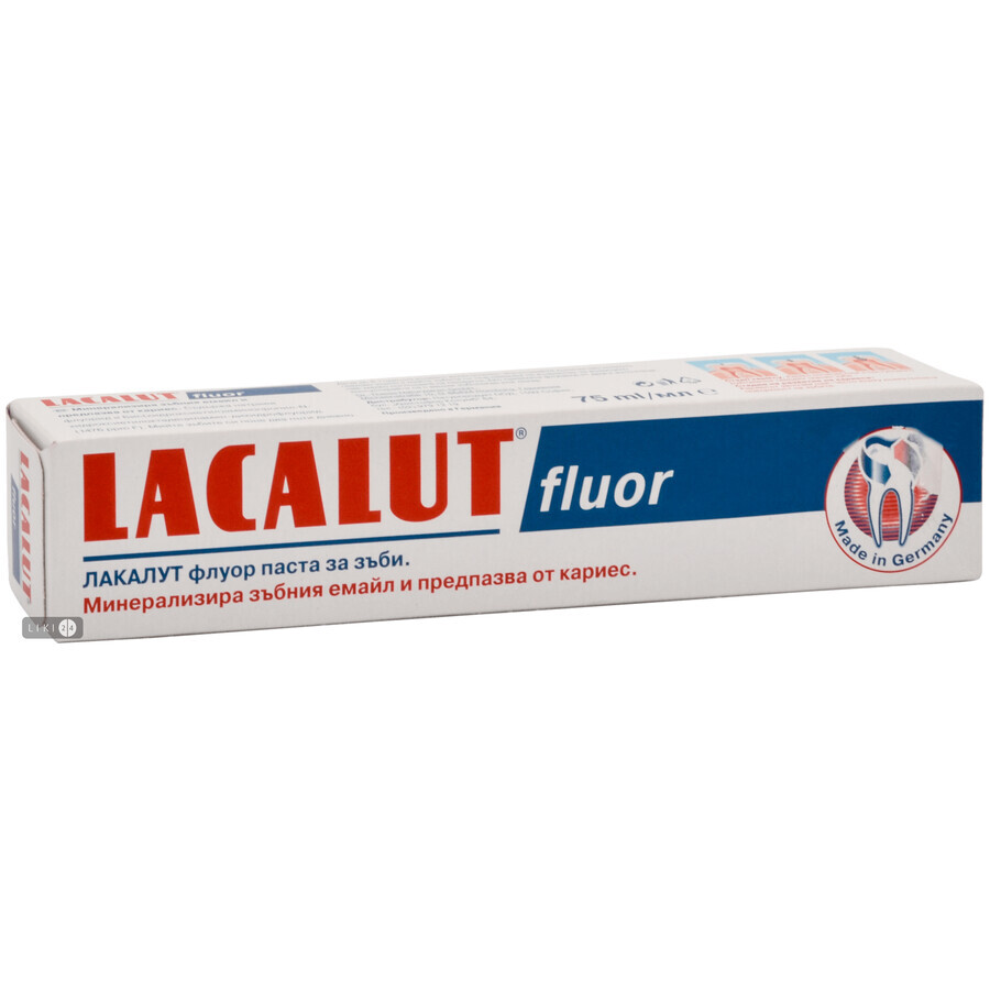 Зубна паста Lacalut Анти-карієс, 75 мл: ціни та характеристики