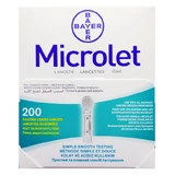 Ланцети Microlet з силіконовим покриттям, 200 шт