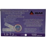 Пластир бактерицидний IGAR Прозорий на полімерній основі 1.9 см х 7.2 см 100 шт: ціни та характеристики