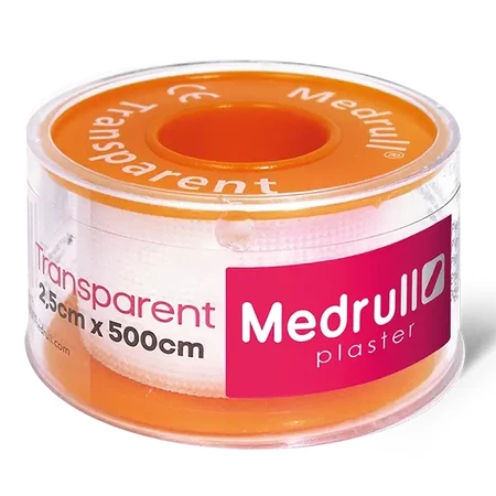 Лейкопластир медичний в рулонах medrull "transparent" 2,5 см х 500 см: ціни та характеристики