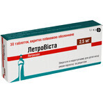 Летровиста табл. п/о 2,5 мг блистер №30: цены и характеристики