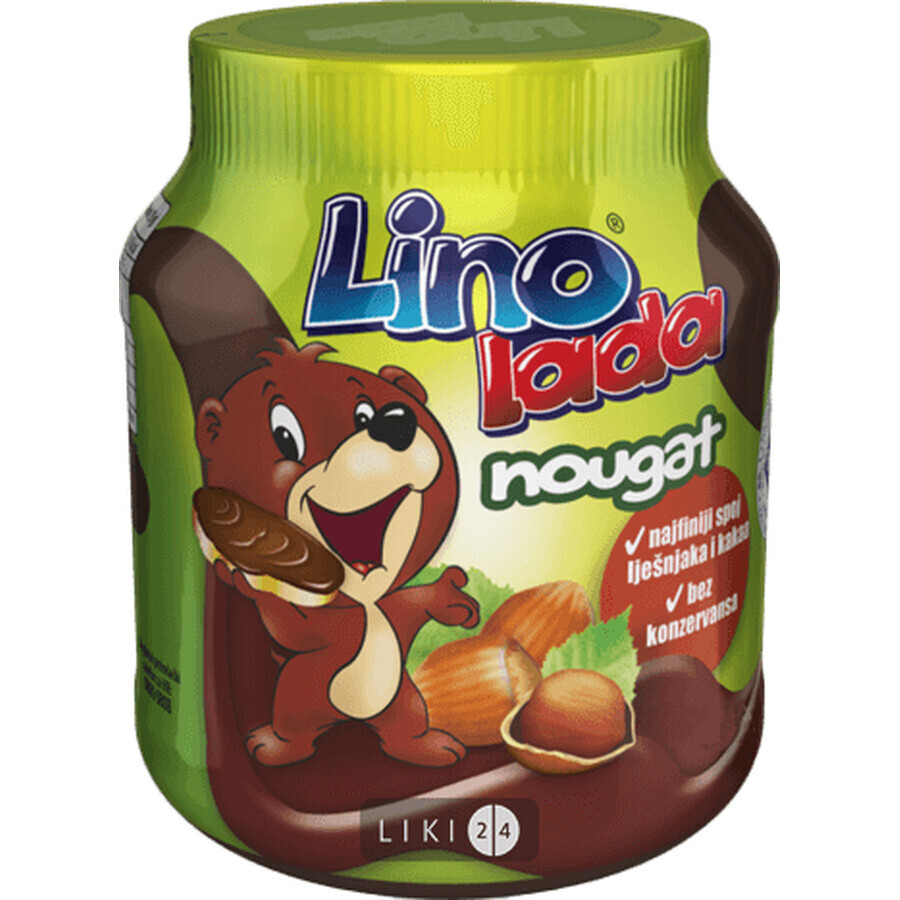 Ліно лада паста 350 г, какао, лісові горіхи: ціни та характеристики