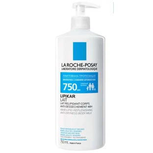 Молочко для обличчя та тіла La Roche-Posay Lipikar 750 мл