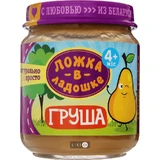 Пюре Ложка в ладошке Груша, 100 г, с 4 месяцев