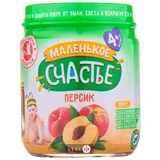 Маленькое счастье консервы 90 г, пюре персик