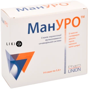 Мануро 5.8 г гранулы саше, №14