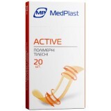 Набір пластирів першої медичної допомоги MedPlast Active 1.9 см х 7.2 см, №20