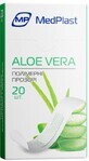 Набор пластырей MedPlast Aloe Vera 1,9 см х 7,2 см,  №20