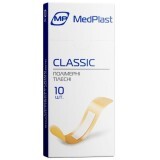 Набор пластырей MedPlast Classic 1,9 см х 7,2 см, №10, телесный