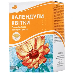 Календулы цветки измельч. 50 г пачка, с внутр. пакетом