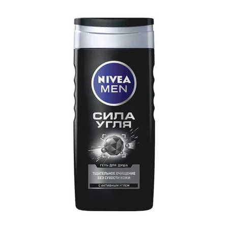 Гель для душу Nivea Сила вугілля 250 мл: ціни та характеристики