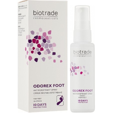 Спрей-антиперспирант Biotrade Odorex Foot для ног, 40 мл