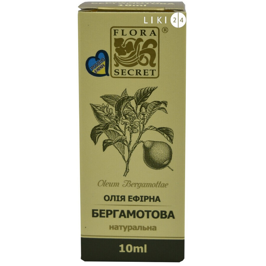 Ефірна олія Flora Secret Бергамотова 10 мл: ціни та характеристики