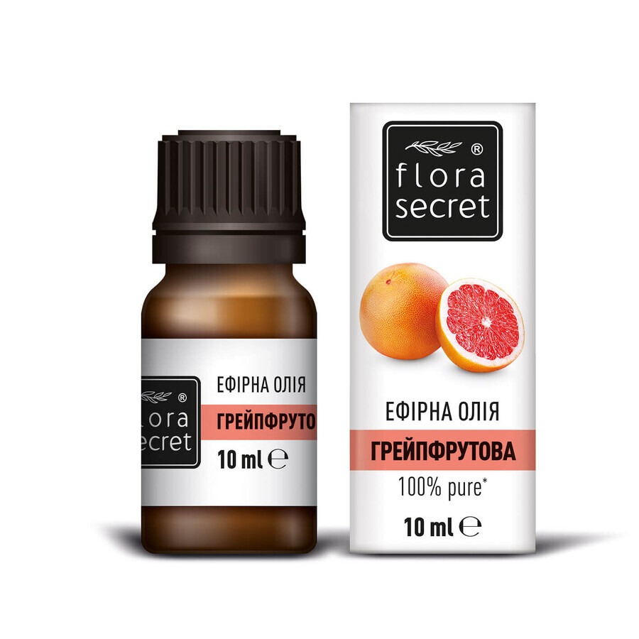Ефірна олія Flora Secret Грейпфрутова 10 мл: ціни та характеристики