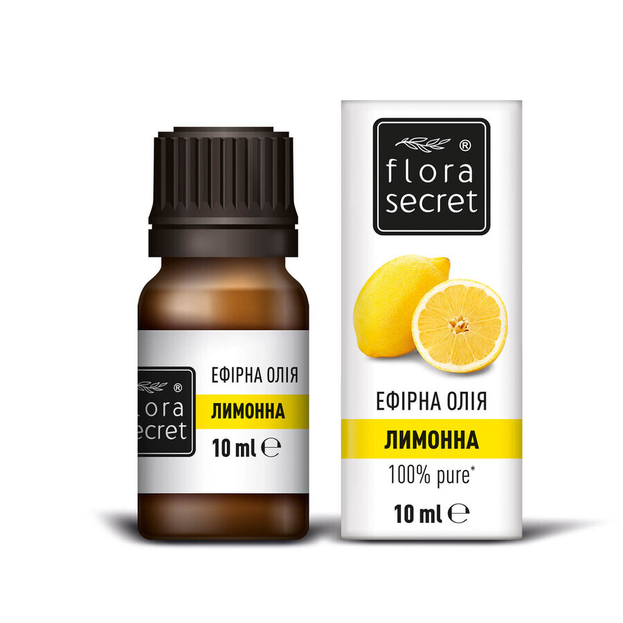Ефірна олія Flora Secret Лимонна 10 мл: ціни та характеристики