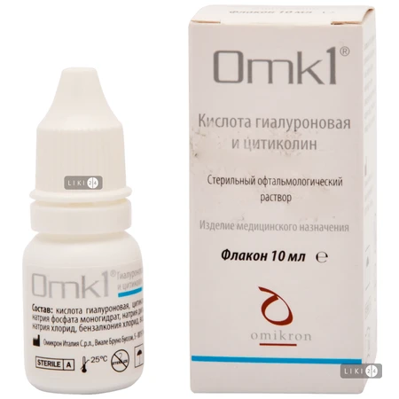 ОМК 1 краплі оч. 10 мл флак.: ціни та характеристики