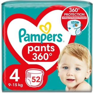 Підгузки-трусики Pampers Pants 4 Maxi 9-15 кг 52 шт