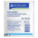 Пластир медичний Ecoplast бактерицидний на тканій основі, 8 см x 10 см 1 шт