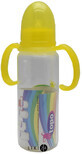 Бутылочка пластмассовая Topo Buono с силиконовой соской и ручками 250 мл Т003
