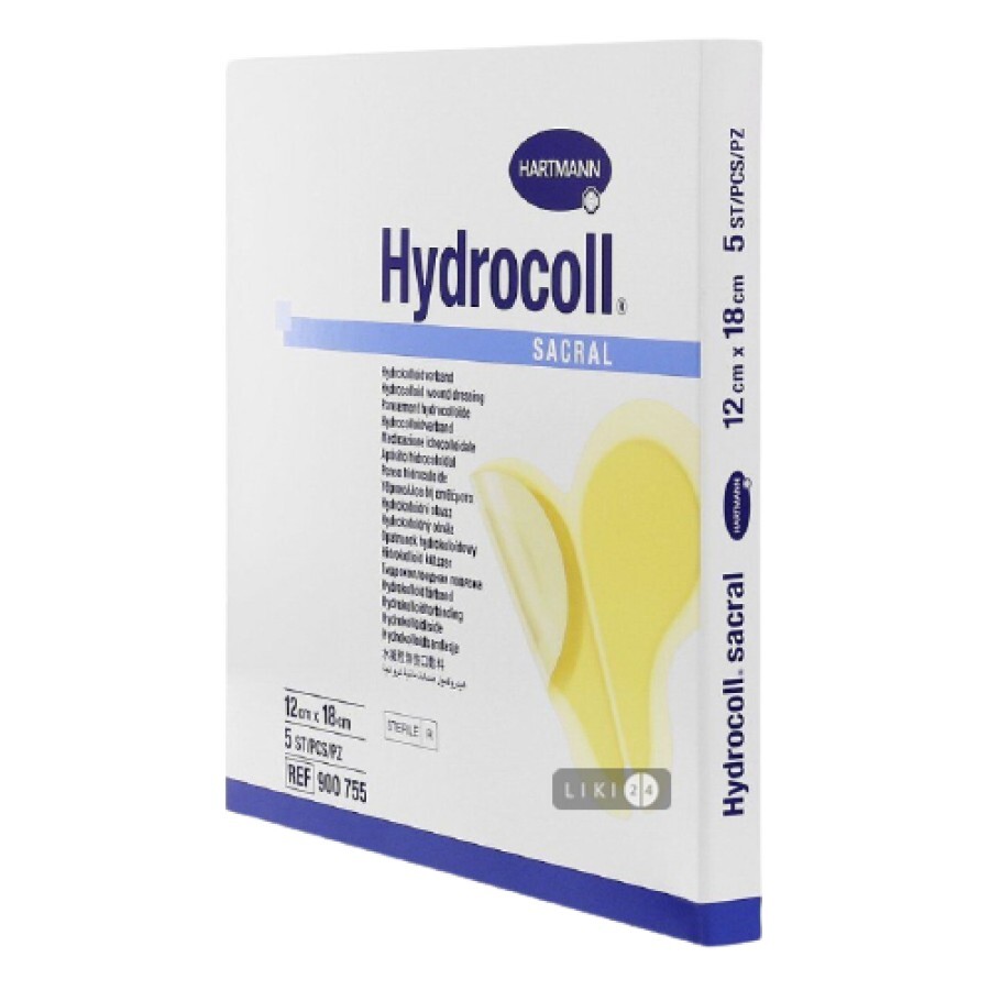Пов'язка гідроколоїдна Hydrocoll Sacral 18 см х 18 см №1: ціни та характеристики