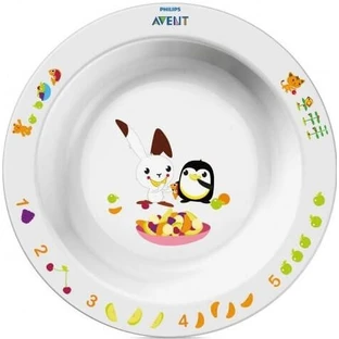 Глибока тарілка Philips AVENT SCF704/00, з розвиваючими малюнками