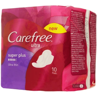Прокладки гигиенические Carefree Ultra Super Plus 10 шт