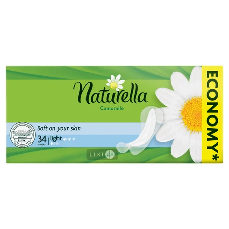 Прокладки щоденні Naturella Light Camomile №34: ціни та характеристики