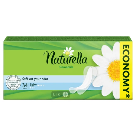 Прокладки щоденні Naturella Light Camomile №34: ціни та характеристики