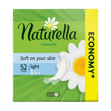 Прокладки ежедневные Naturella Camomile Light 52 шт: цены и характеристики